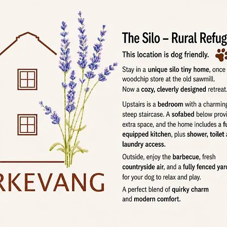 בית נופש Stevns Birkevang The Silo - Rural Refuge Faxe
